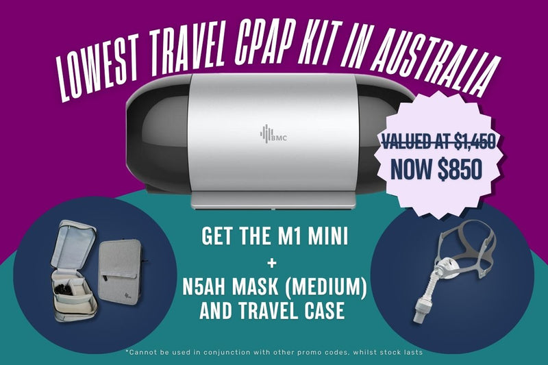 BMC M1 Mini APAP Travel Kit (Medium N5AH Mask Included)
