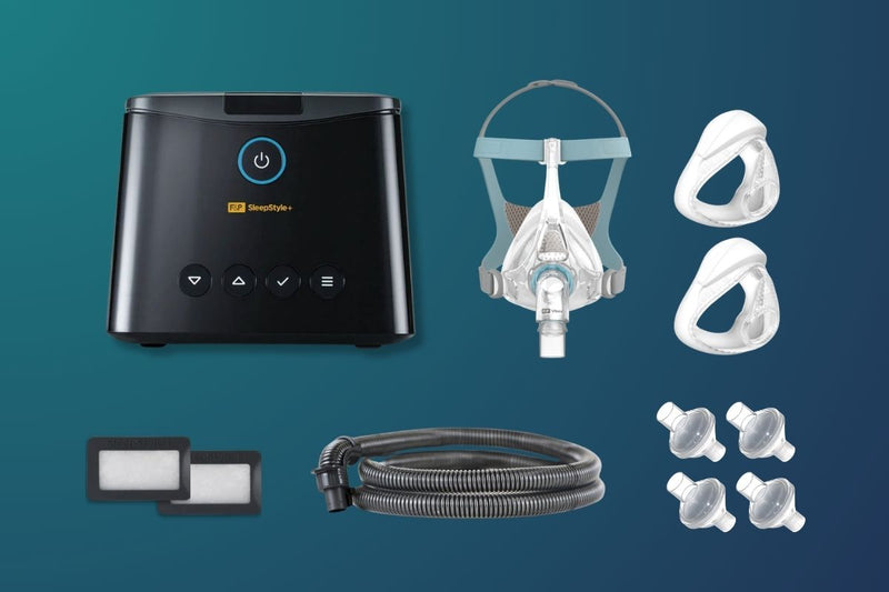 Fisher & Paykel SleepStyle PLUS CPAP Machine with Vitera Full Face Mask FitPack