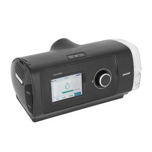 Yuwell Automatic YH480 CPAP therapy device showing the main unit, color screen, and integrated water chamber, displayed on a white surface.