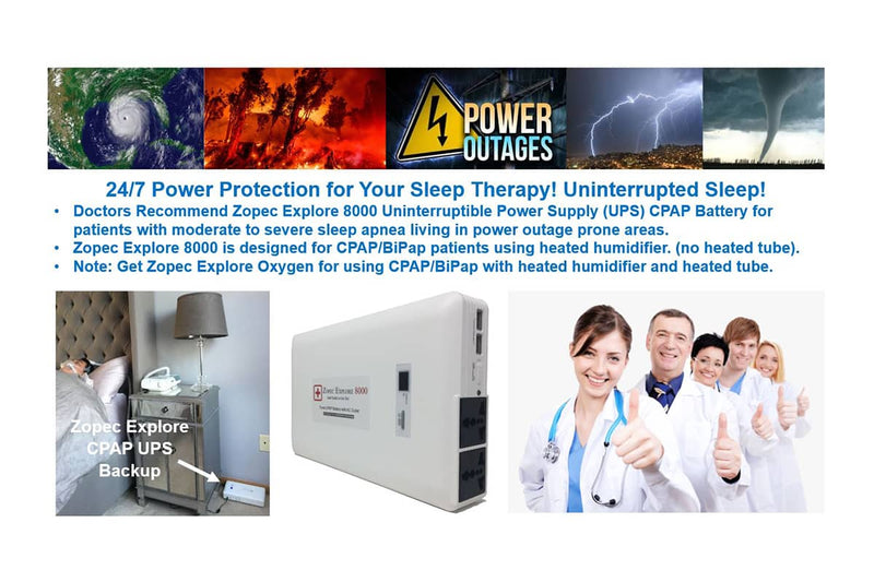 Zopec Explore 5500 AC Premium Travel & UPS Battery System 160Wh