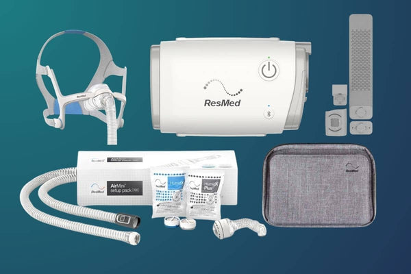 ResMed AirMini Automatic CPAP Bedside Starter Kit (Mask Included)