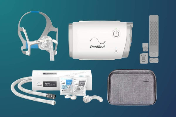 ResMed AirMini Automatic CPAP HumidX Starter Kit (Medium AirTouch N20 Mask Included)