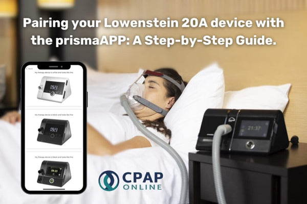 Pairing your Lowenstein 20A device with the prisma APP: A Step-by-Step Guide