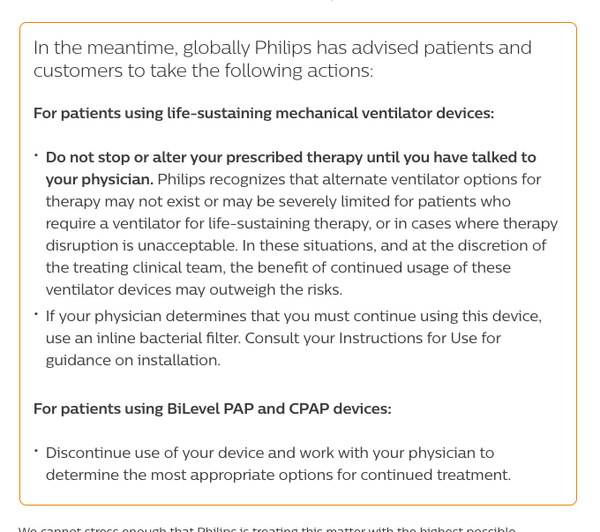 Have a recalled Philips machine? Your Replacement / Refund options explained.