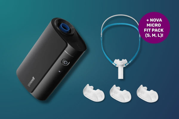 Yuwell Pocket S Travel CPAP Bundle (Includes F&P Nova Micro Mask FitPack)