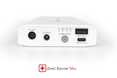 Zopec Explore Mini DC Multi-Voltage Smart Travel & UPS Battery System 99.5Wh (AirMini, AirSense 10, AirSense 11) - Image 10